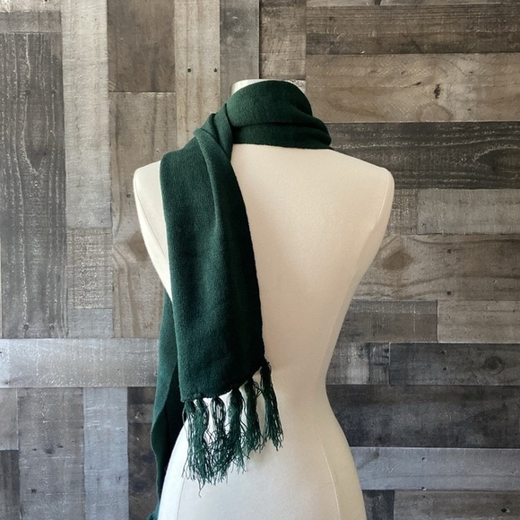 Gorgeous hunter green knit scarf camo military patriotic American army fall - Picture 6 of 10